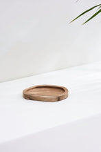 Load image into Gallery viewer, Walnut Carved Puzzle Platter