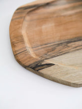Load image into Gallery viewer, Walnut Carved Puzzle Platter