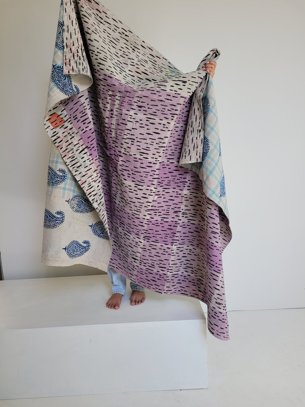 Kantha Quilt No. 055