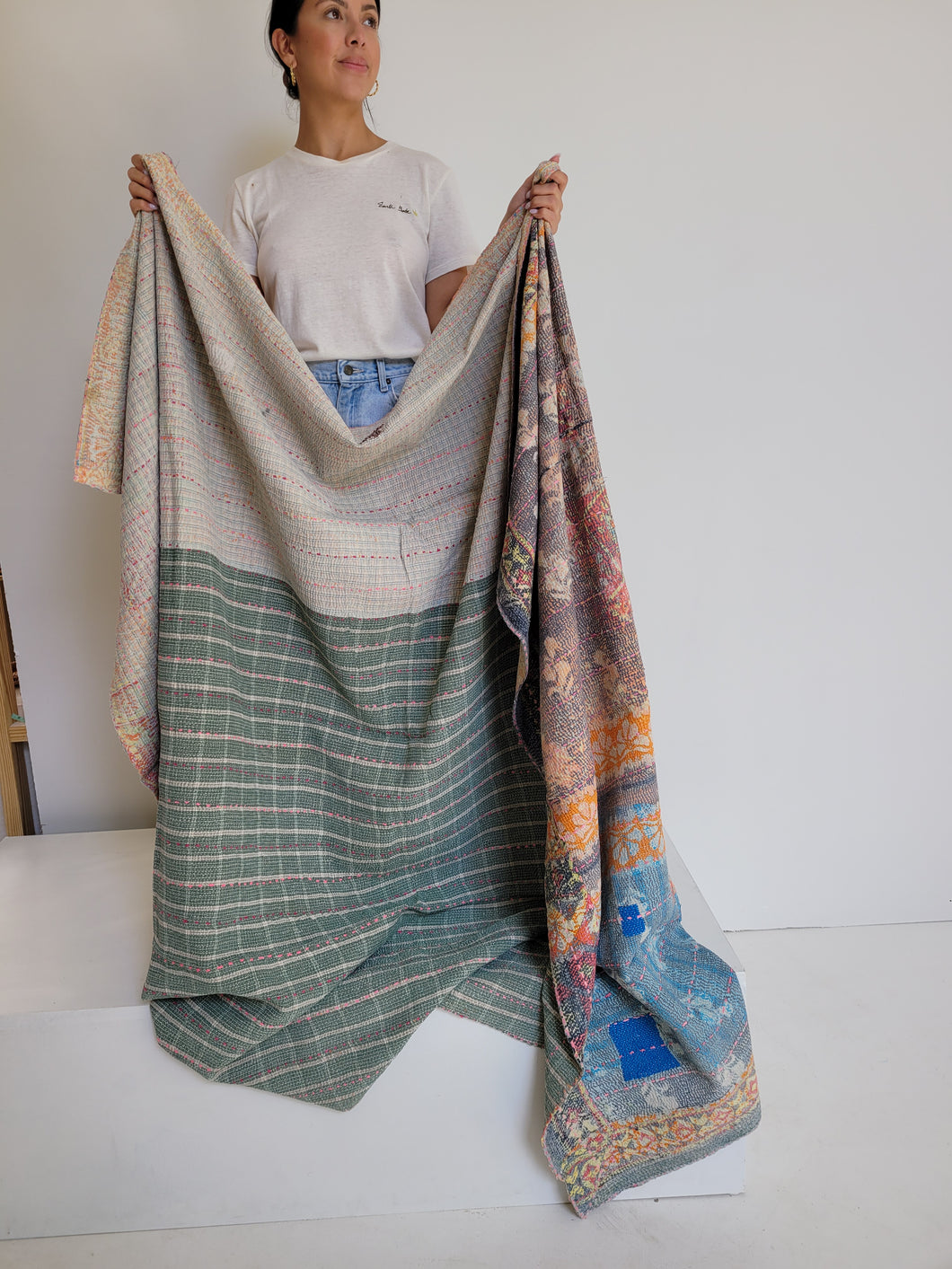 Kantha Quilt No. 059