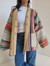 Load image into Gallery viewer, Kantha Quilt Jacket - No. 061
