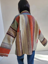Load image into Gallery viewer, Kantha Quilt Jacket - No. 061
