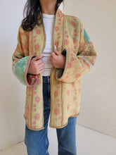 Load image into Gallery viewer, Kantha Quilt Jacket - No. 061
