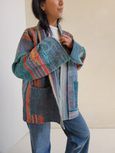 Load image into Gallery viewer, Kantha Quilt Jacket - No. 058
