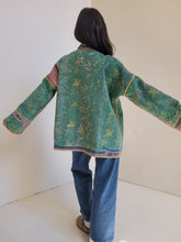 Load image into Gallery viewer, Kantha Quilt Jacket - No. 058
