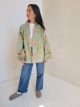 Load image into Gallery viewer, Kantha Quilt Jacket - No. 053
