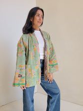 Load image into Gallery viewer, Kantha Quilt Jacket - No. 053
