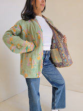 Load image into Gallery viewer, Kantha Quilt Jacket - No. 053
