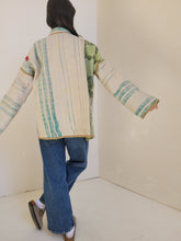 Load image into Gallery viewer, Kantha Quilt Jacket - No. 050
