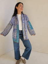Load image into Gallery viewer, Kantha Quilt Jacket - No. 054
