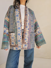 Load image into Gallery viewer, Kantha Quilt Jacket - No. 062
