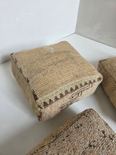 Load image into Gallery viewer, Vintage Wool Floor Cushion | Neutrals
