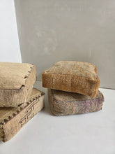 Load image into Gallery viewer, Vintage Wool Floor Cushion | Neutrals
