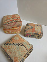 Load image into Gallery viewer, Vintage Wool Floor Cushion | Pastels
