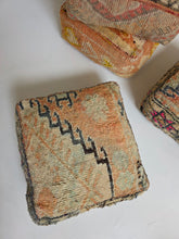 Load image into Gallery viewer, Vintage Wool Floor Cushion | Pastels
