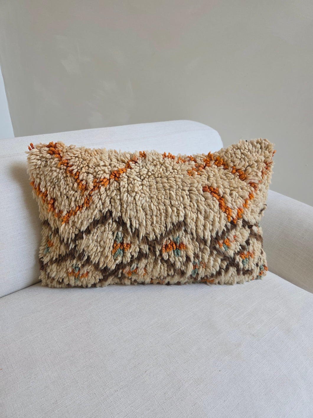 Vintage Wool Pillow - No. 029