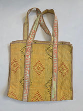 Load image into Gallery viewer, Kantha Tote Bag - Citrus

