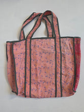 Load image into Gallery viewer, Kantha Tote Bag - Pinks
