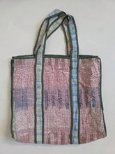 Load image into Gallery viewer, Kantha Tote Bag - Pinks
