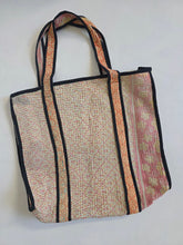 Load image into Gallery viewer, Kantha Tote Bag - Pinks
