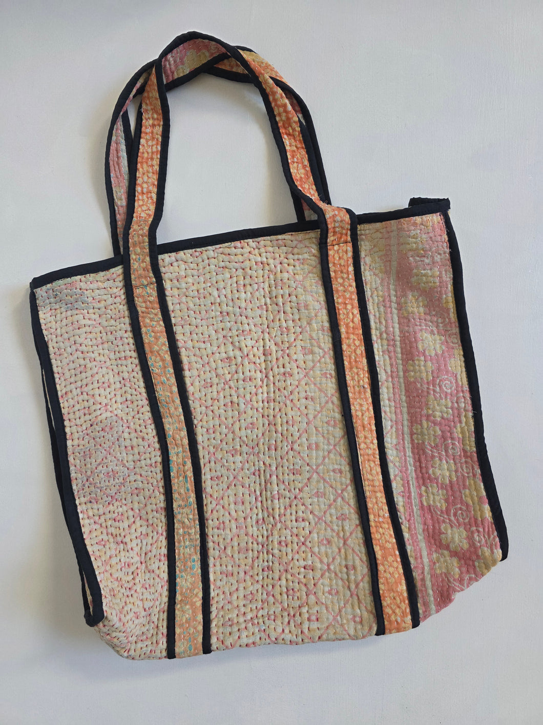 Kantha Tote Bag - Pinks