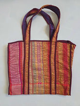 Load image into Gallery viewer, Kantha Tote Bag - Pinks
