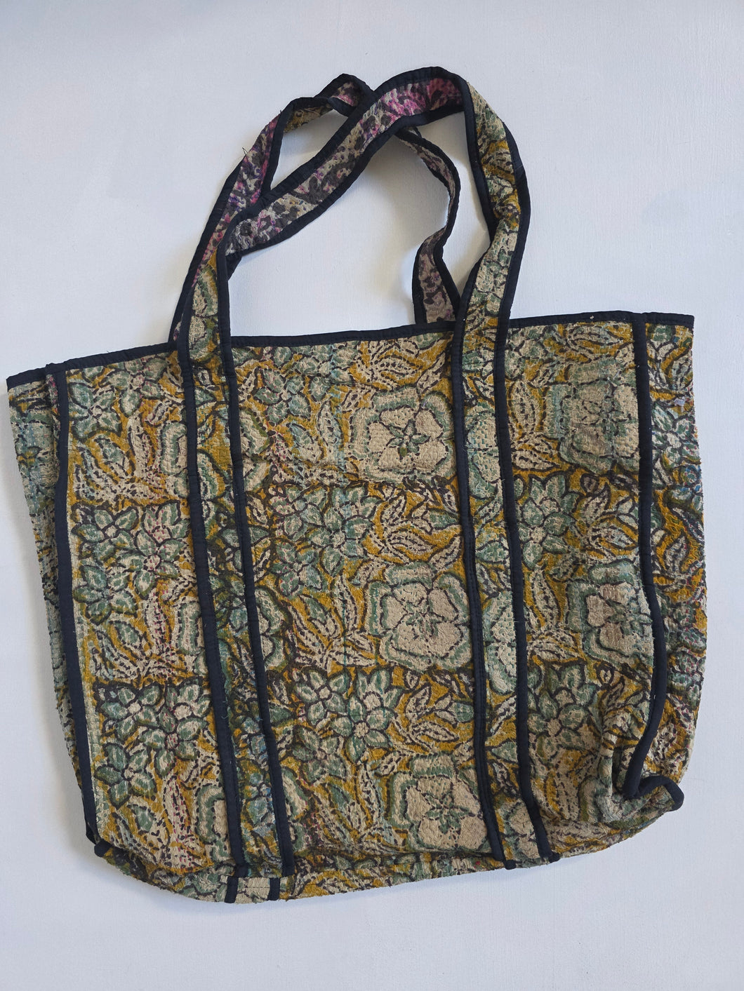 Kantha Tote Bag - Floral
