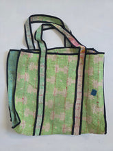 Load image into Gallery viewer, Kantha Tote Bag - Greens

