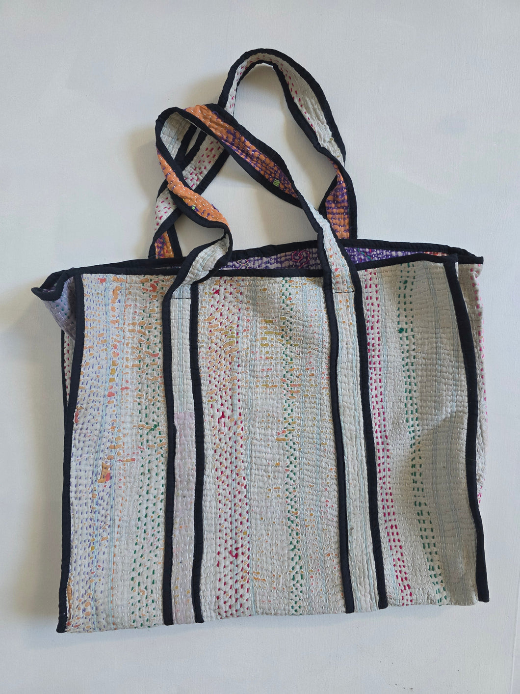 Kantha Tote Bag - Neutrals