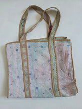 Load image into Gallery viewer, Kantha Tote Bag - Neutrals
