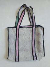 Load image into Gallery viewer, Kantha Tote Bag - Neutrals
