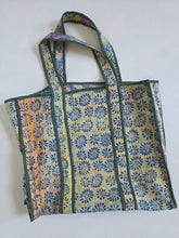 Load image into Gallery viewer, Kantha Tote Bag - Indigo Print
