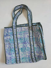 Load image into Gallery viewer, Kantha Tote Bag - Indigo Print

