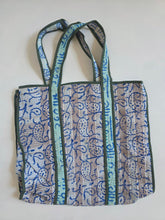 Load image into Gallery viewer, Kantha Tote Bag - Indigo Print
