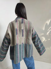 Load image into Gallery viewer, Kantha Quilt Jacket - No. 065
