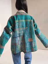 Load image into Gallery viewer, Kantha Quilt Jacket - No. 068
