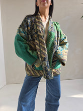 Load image into Gallery viewer, Kantha Quilt Jacket - No. 073
