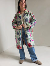 Load image into Gallery viewer, Long Embroidered Quilt Jacket - No. 090
