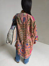 Load image into Gallery viewer, Long Embroidered Quilt Jacket - No. 091
