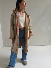Load image into Gallery viewer, Long Kantha Quilt Jacket - No. 076
