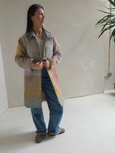 Load image into Gallery viewer, Long Kantha Quilt Jacket - No. 075
