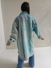 Load image into Gallery viewer, Long Kantha Quilt Jacket - No. 077
