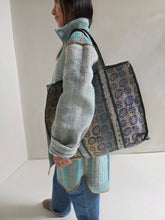 Load image into Gallery viewer, Long Kantha Quilt Jacket - No. 077
