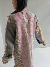 Load image into Gallery viewer, Long Kantha Quilt Jacket - No. 078
