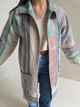Load image into Gallery viewer, Long Kantha Quilt Jacket - No. 083
