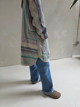 Load image into Gallery viewer, Long Kantha Quilt Jacket - No. 083
