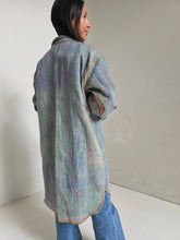 Load image into Gallery viewer, Long Kantha Quilt Jacket - No. 084

