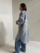 Load image into Gallery viewer, Long Kantha Quilt Jacket - No. 084

