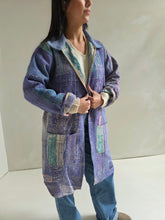 Load image into Gallery viewer, Long Kantha Quilt Jacket - No. 085
