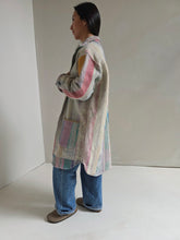 Load image into Gallery viewer, Long Kantha Quilt Jacket - No. 088

